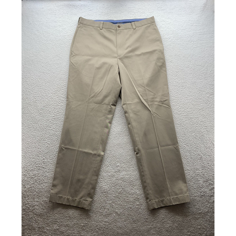 Brooks Brothers‎ Chino Pants Mens 34x29.5 Khaki Clark Advantage Lightweight Prep